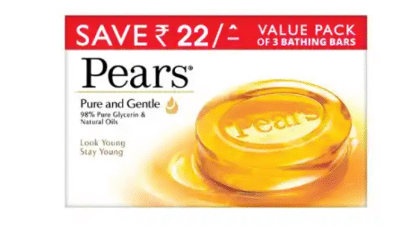 PEARS PURE AND GENTLE SOAP 125 GM PK3