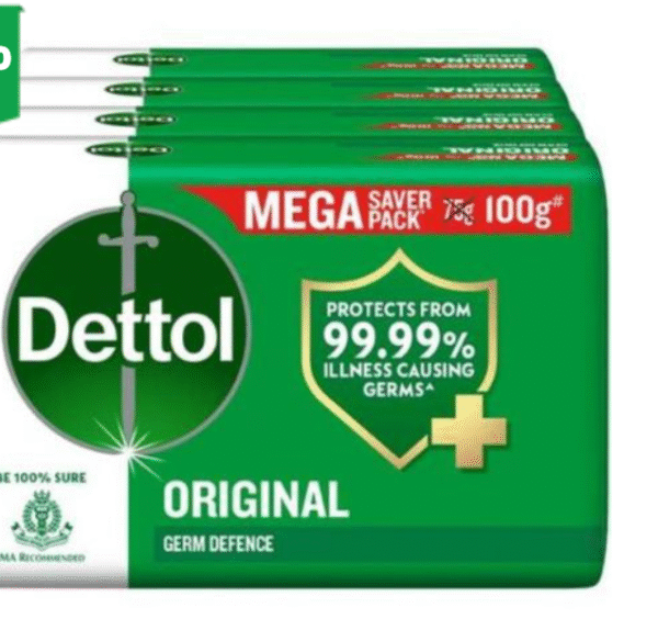 DETTOL ORIGINAL SOAP MP 100 GM PK5