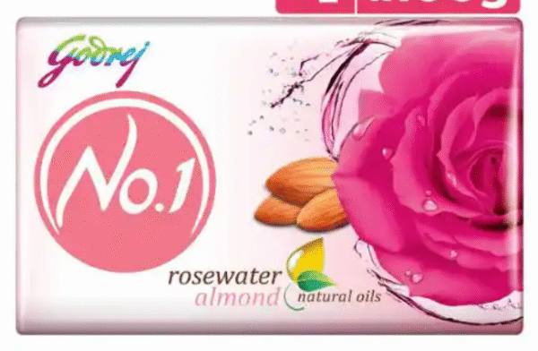 GODREJ NO 1 ALMOND SOAP 100 GM PK4